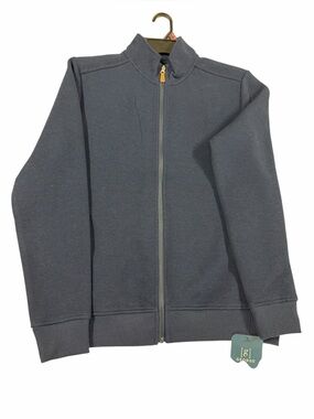 George Men's Full-Zip Gray Sweatshirt Jacket